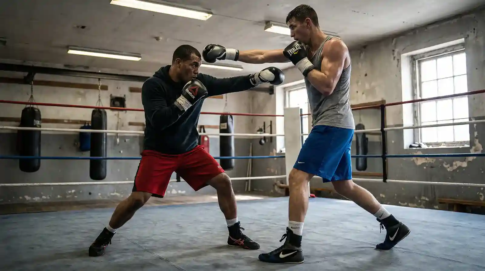 Druckboxer und Out-Boxer im Stilvergleich beim Sparring — Boxstile verstehen